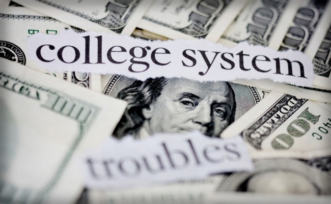 "college system trouble"