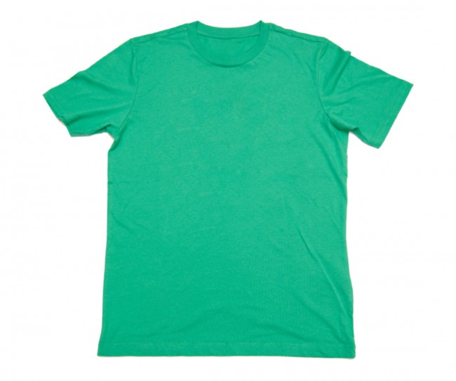 "Green t-shirt"