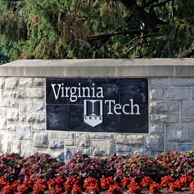 "Virginia Tech Sign"